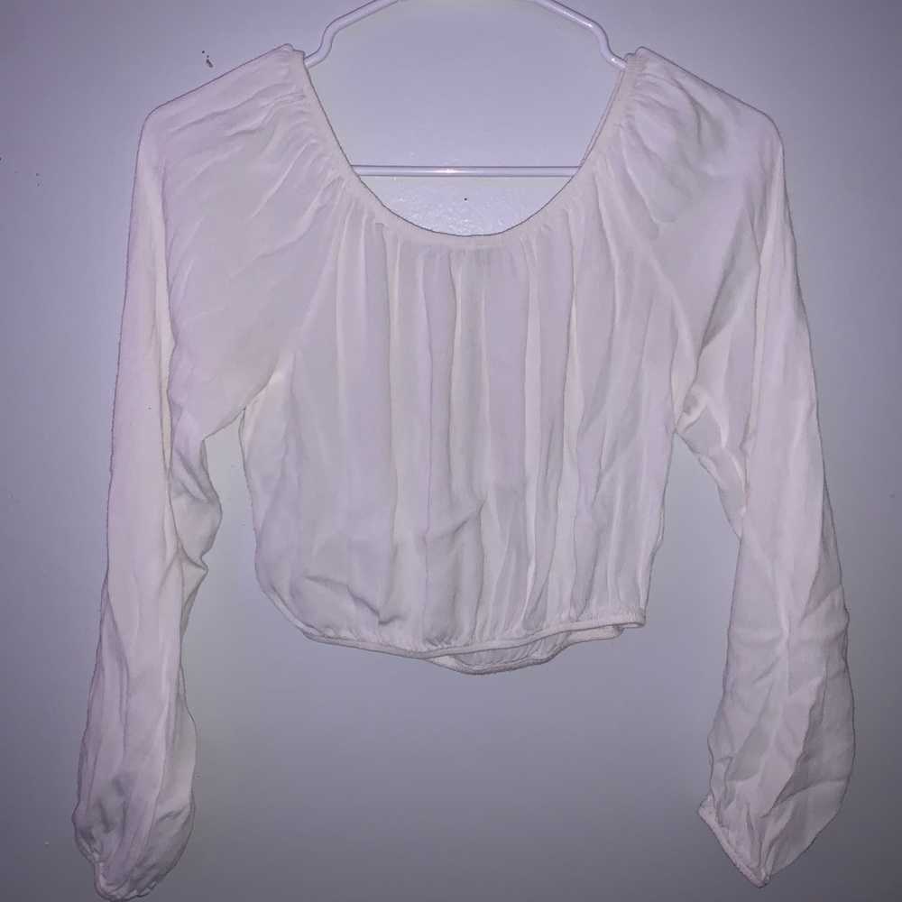 Brandy Melville White Crop Top